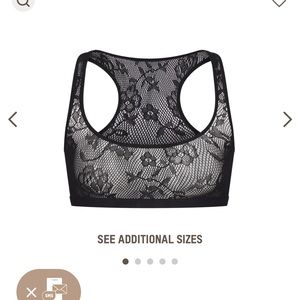 Skims Knit Lace Bralette